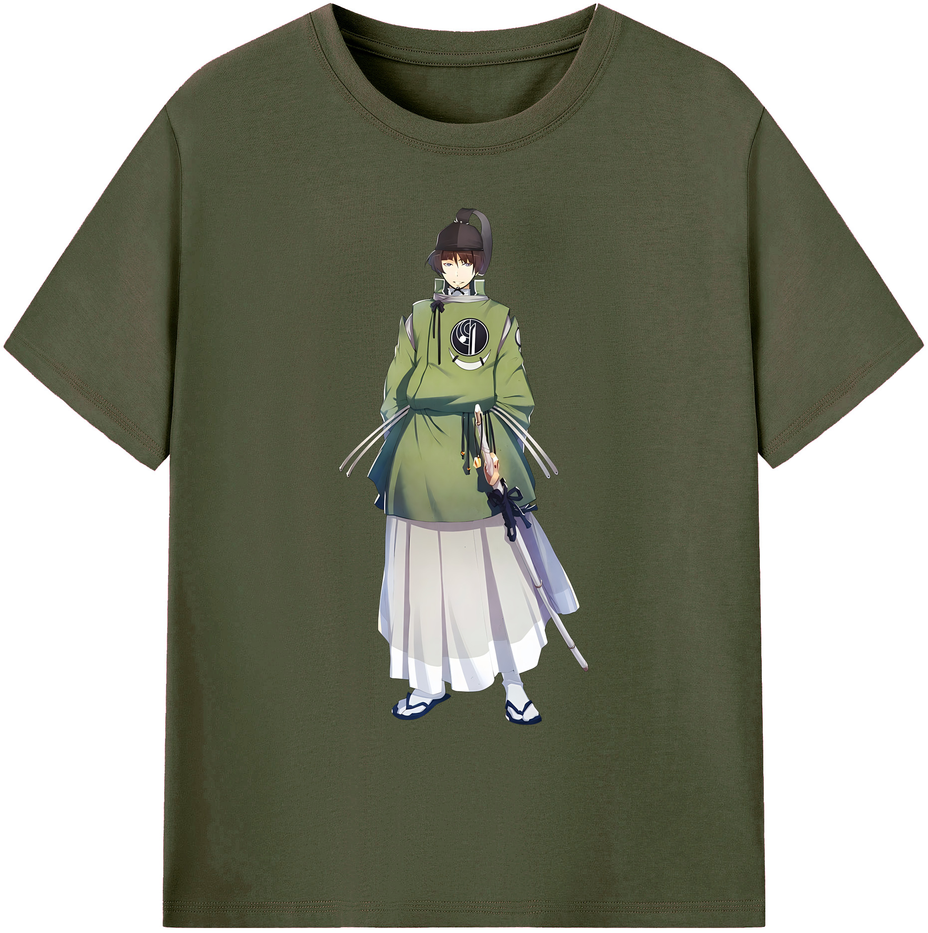 （画像用） 刀剣乱舞 Touken Ranbu 綿100％ メンズ半袖Tシャツ｜肌触りやわらか＆通気性
